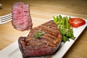 Grilled Bison Steaks w/Chimichurri Sauce